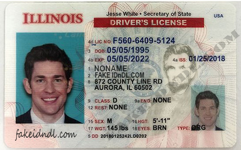 Illinois Fake Driver License - KING OF DOCUMENTS