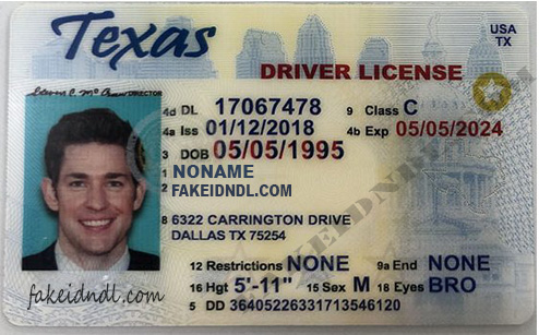 Texas Fake Driver License - KING OF DOCUMENTS